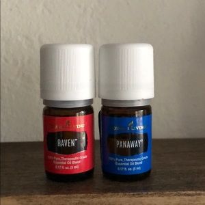 Young living raven and pan away